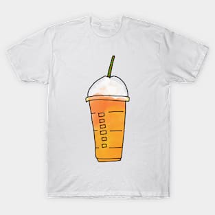 Iced Pumpkin Spice Latte Coffee Frappe T-Shirt